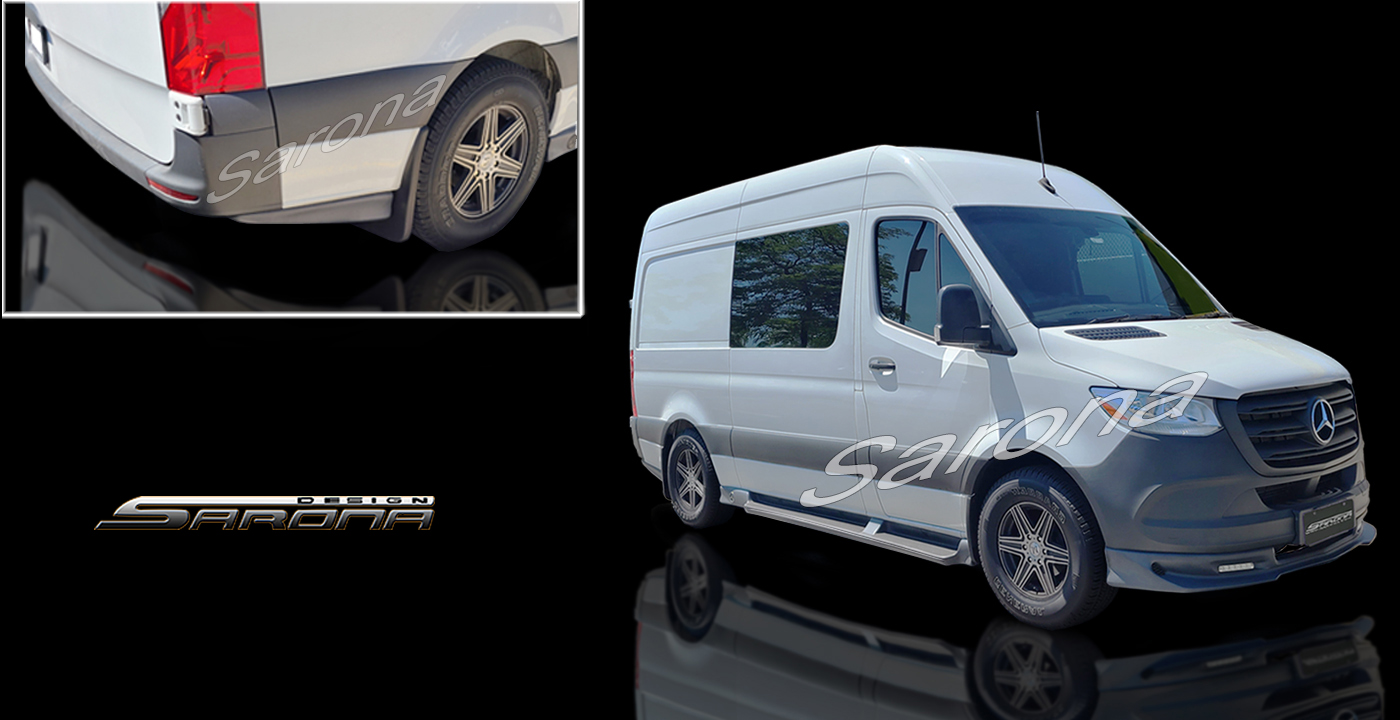 Custom Mercedes Sprinter  Short Wheel Base Body Kit (2019 - 2025) - $1980.00 (Part #MB-164-KT)